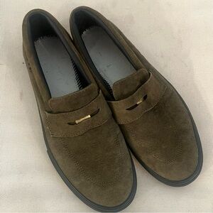 Vans Brown Slip-On Loafers with Minimalist Design